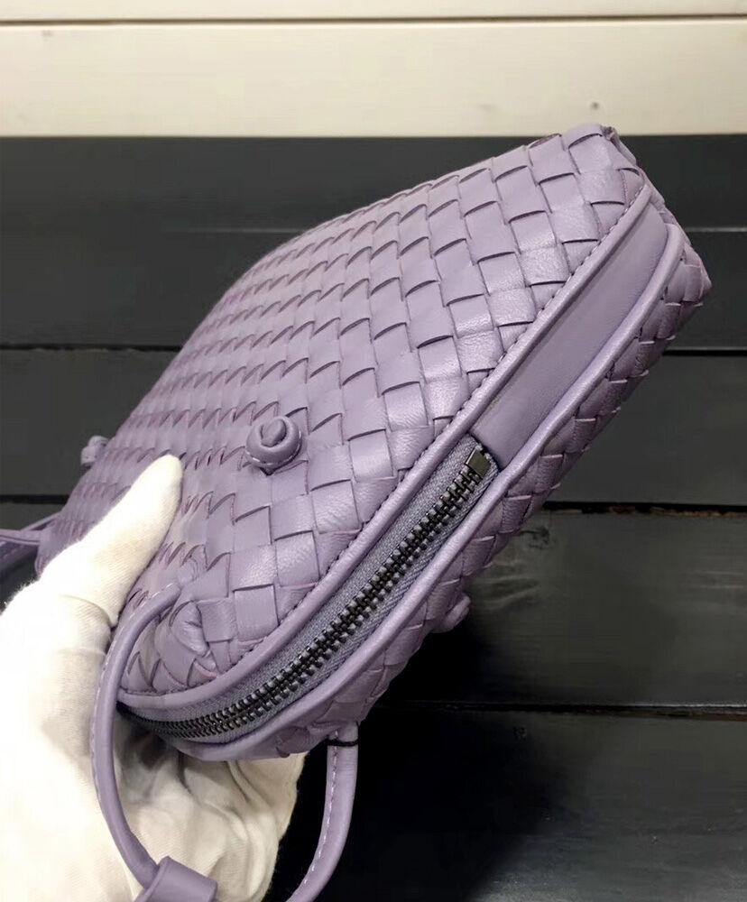 Bottega Veneta Shoulder Bag Lambskin Light Purple